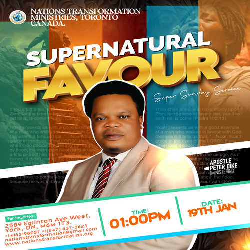 Supernatural Favour