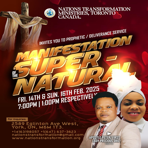 Manifestation of the Supernatural